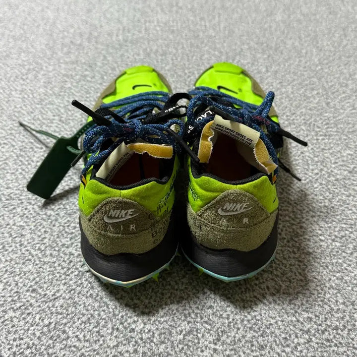 [BUNJANG] Nike Off-White Zoom Terra Kiger Green Sneakers / 나이키 오프화이트 줌 테라 카이거 그린 240