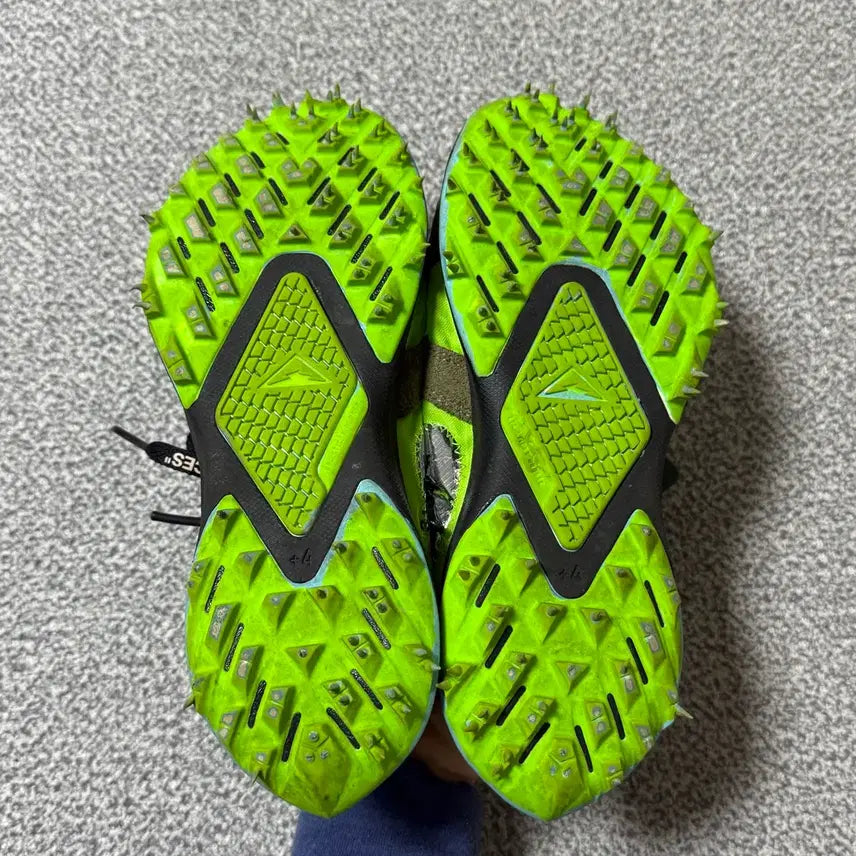 [BUNJANG] Nike Off-White Zoom Terra Kiger Green Sneakers / 나이키 오프화이트 줌 테라 카이거 그린 240