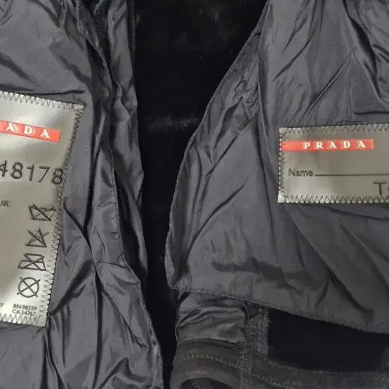 [BUNJANG] Prada Lambskin Shearling Jacket / 정품 프라다 양가죽 무스탕 자켓 (55)