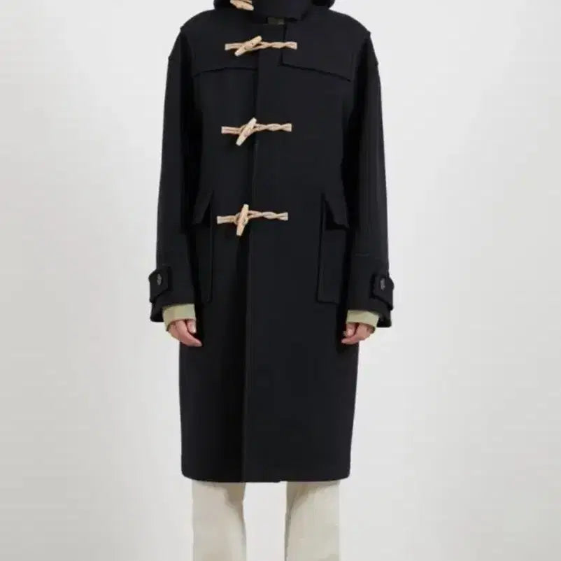 [BUNJANG] Afterpray Duffel Coat Navy M / 애프터프레이 더플코트 네이비 M