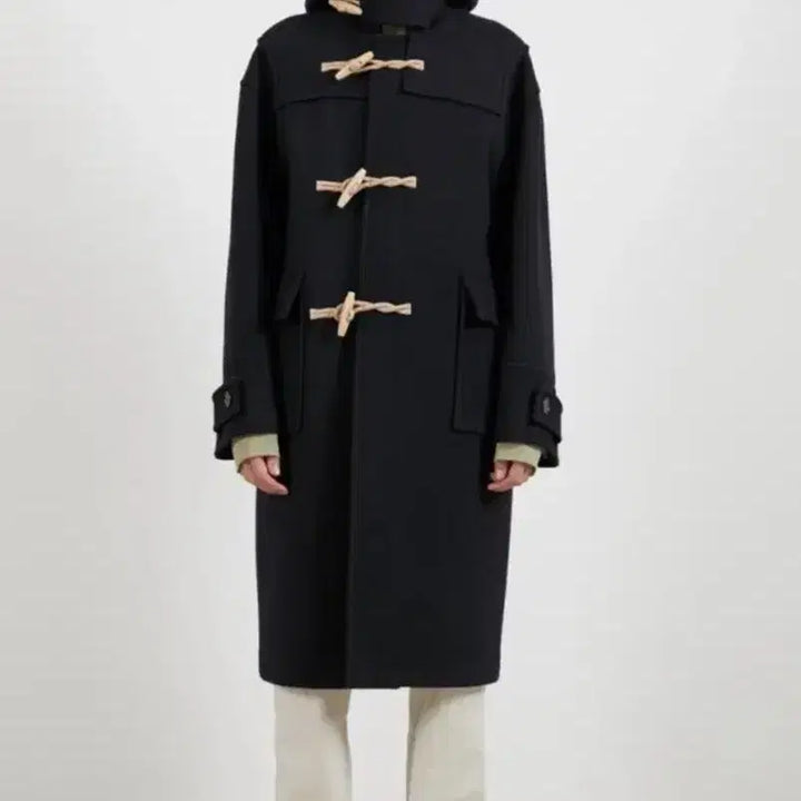 [BUNJANG] Afterpray Duffel Coat Navy M / 애프터프레이 더플코트 네이비 M