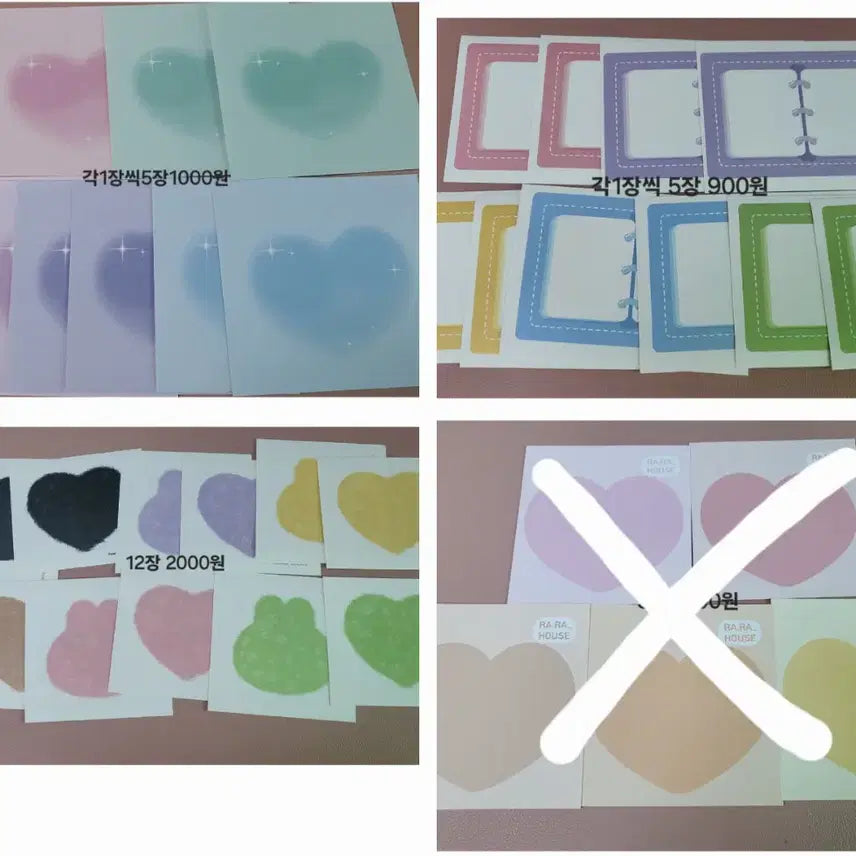 [BUNJANG] Mojo Paper Deco Stickers Bundle / 모조지띵 양도 판매 소분(도리 데코보코 제리 누리다 포랑 야옹피쓰  등)