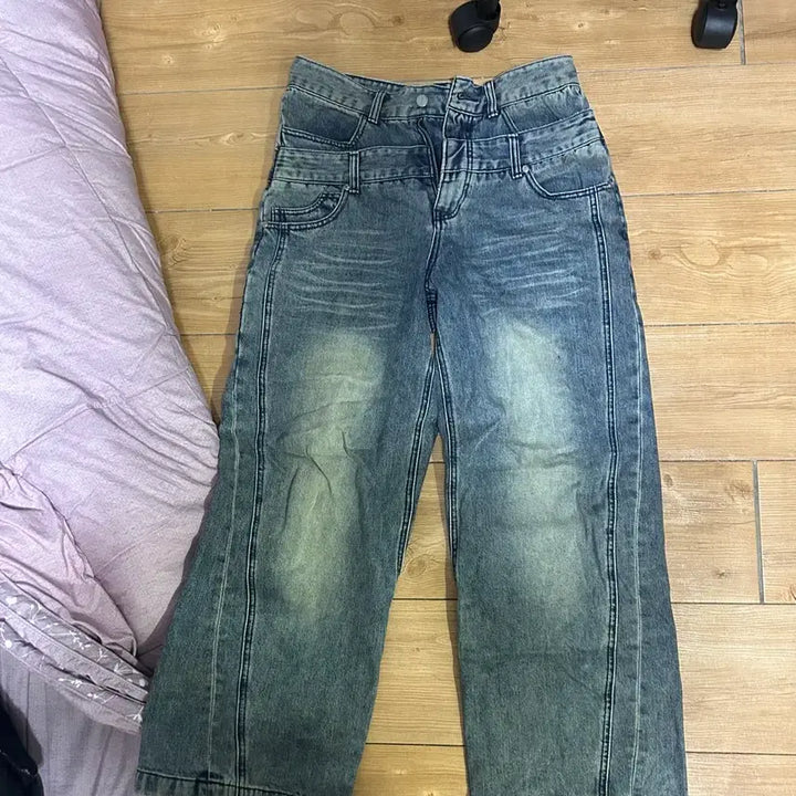 [BUNJANG] Adonwernercell Layer Denim Jeans / 아돈워너셀 레이어 데님진