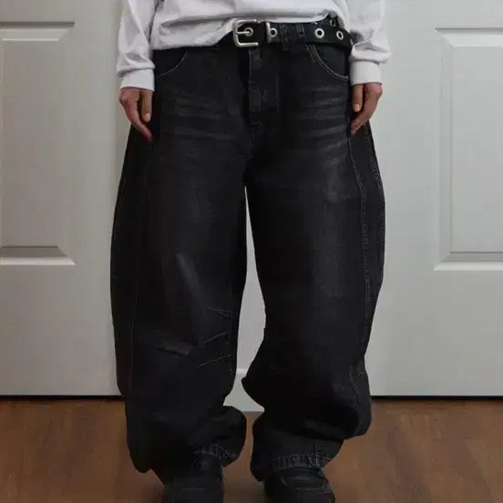 [BUNJANG] 9999 Archive Technical Curved Denim Jeans / 9999 아카이브 Technical Curved Denim Jeans 3