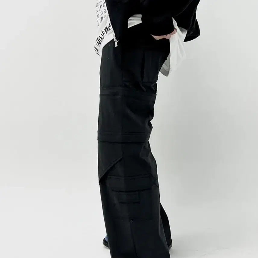 [BUNJANG] Xikers Cargo Pants Black [2] / 웨이비니스 카고 팬츠 블랙 [2]