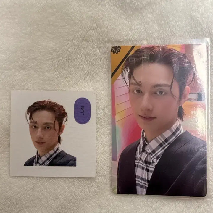[BUNJANG] Seventeen Best Album Dear Version Jun POB Photocard / 세븐틴 베스트앨범 디어버전 준 띠부씰 포함 특전포카 판매