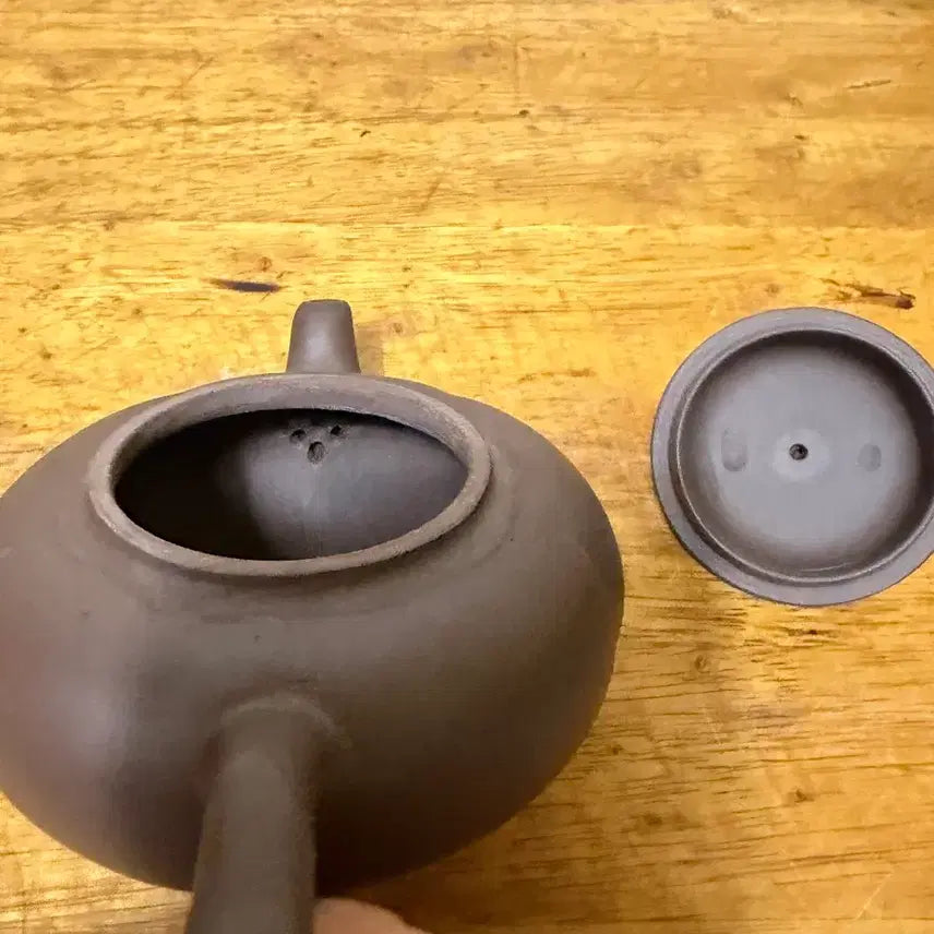 [BUNJANG] 50s Handcrafted Zisha Teapot / (1143)50년대 전수공 자사호(중)