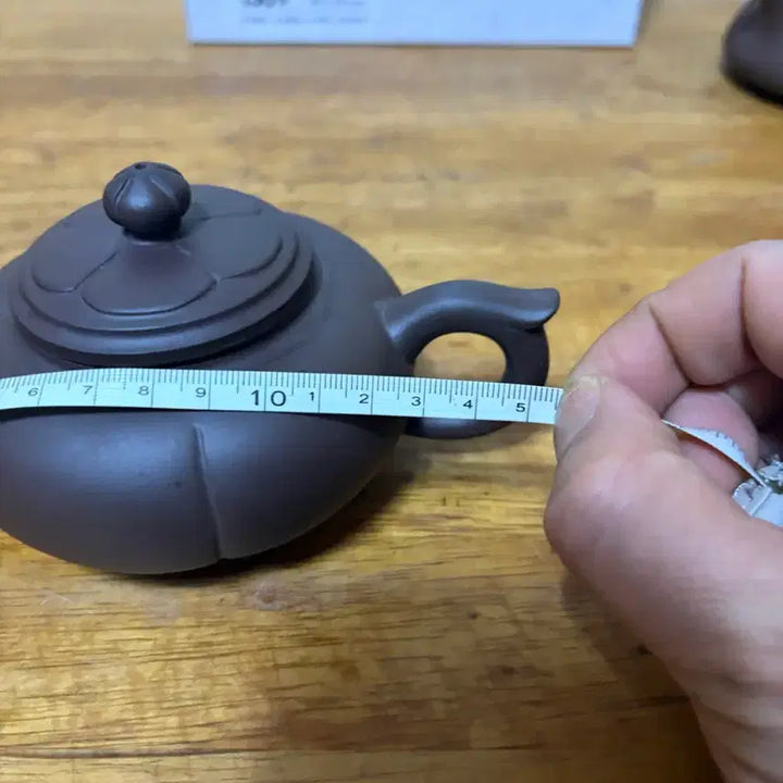 [BUNJANG] 50s Handcrafted Zisha Teapot / (1143)50년대 전수공 자사호(중)