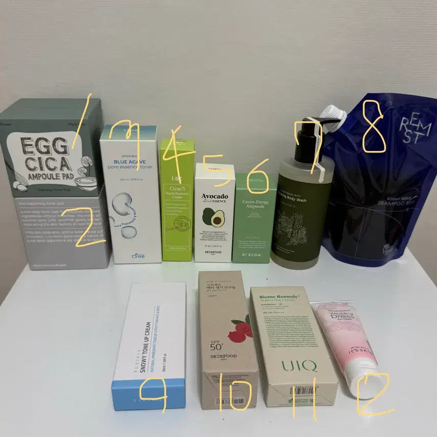 [BUNJANG] Toner Pad Cream Essence Ampoule Sunscreen / ₩4,500~ [임박세일] 토너 패드 크림 필링앰플 선크림 지베르니 쿠션