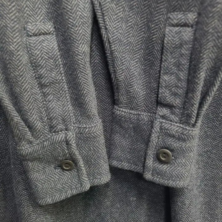 [BUNJANG] Vintage Herringbone Polo Shirt / 희귀 빈티지 헤링본 폴로카라티셔츠