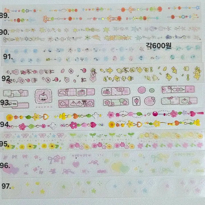 [BUNJANG] Kiss Cut Stickers Bundle Set / 키스컷 200종 소분띵 판매(쭈쭈해 모이또이 훈찌 핑루 제리 단팥 등)