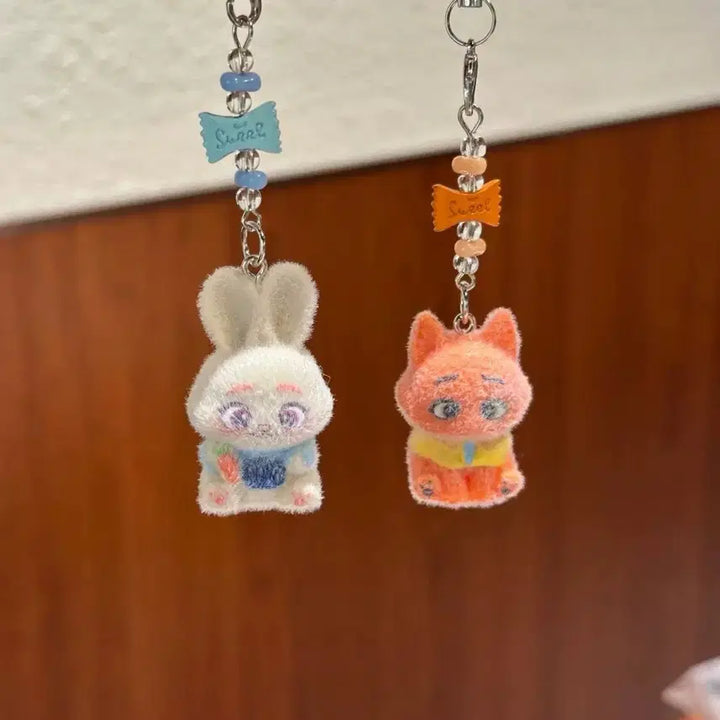 [BUNJANG] Zootopia Nick/Judy Character Keyring / 주토피아 닉/주디 캐릭터 키링 스트랩