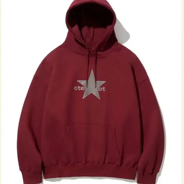 [BUNJANG] Teket US Hoodie Burgundy M Size / 테켓 us 후드티 버건디 m사이즈