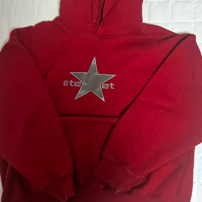 [BUNJANG] Teket US Hoodie Burgundy M Size / 테켓 us 후드티 버건디 m사이즈