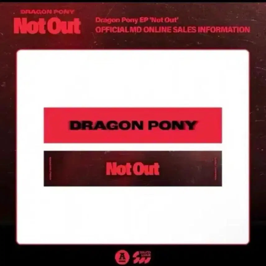 [BUNJANG] Dragon Pony Slogan + Album / 드래곤포니 not out 슬로건(미개봉) + 앨범(개봉) 드포니