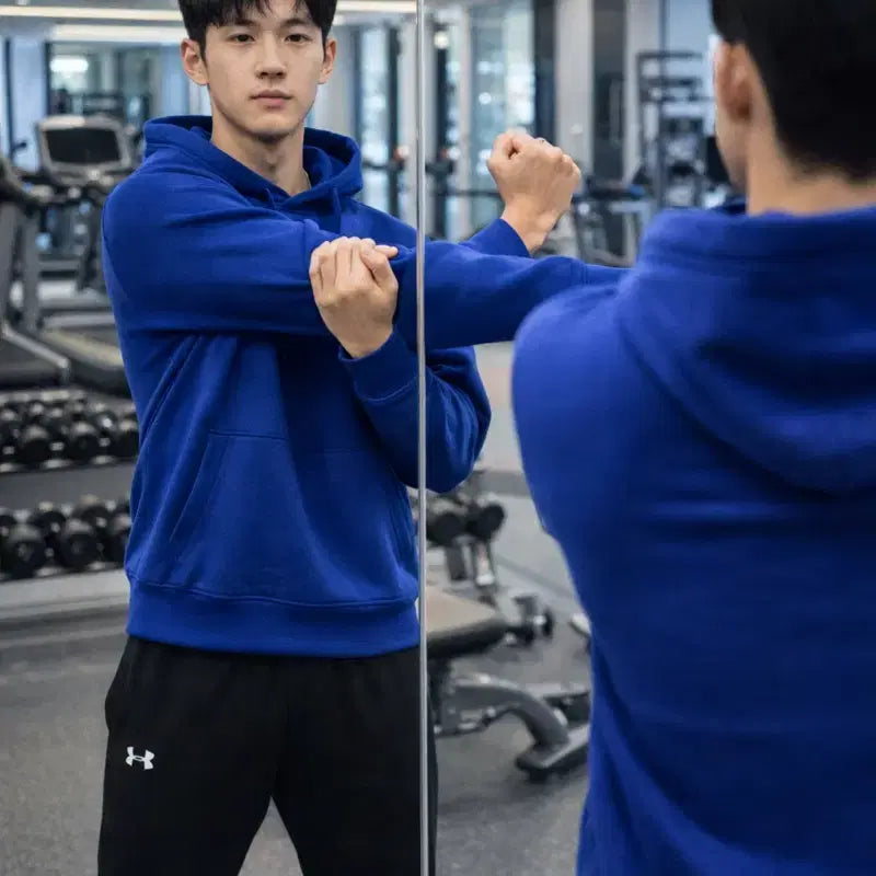[BUNJANG] Under Armour Hustle Fleece Training Hoodie / [남자-95]언더아머 허슬러 기모 트레이닝 후드티