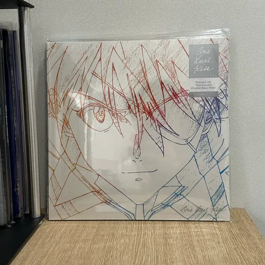 [BUNJANG] Evangelion One Last Kiss Crystal Blue Vinyl LP / (미개봉) 에반게리온 LP One last kiss 크리스탈 블루 바이닐