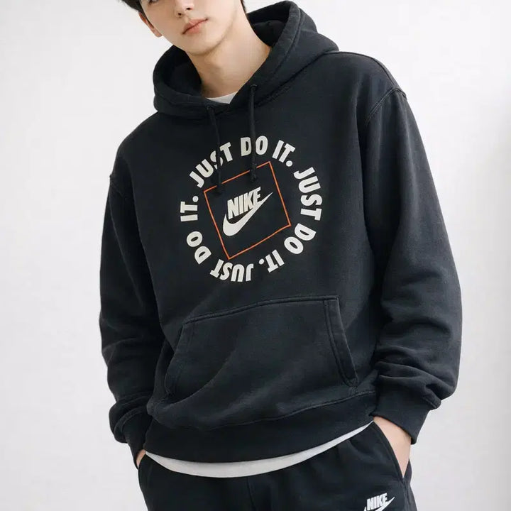 [BUNJANG] Nike JDI Fleece Hoodie (DN4443-010) / [남자-105]나이키 JDI 플리스 후드티