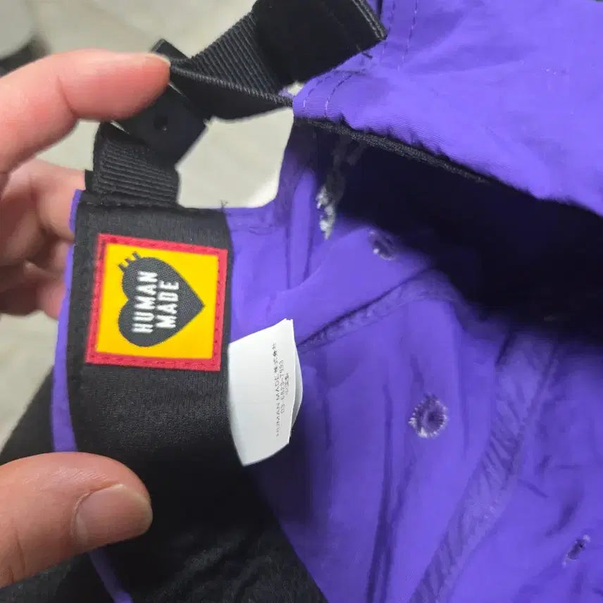 [BUNJANG] Human Made Nylon 5 Panel Cap Purple / 택포)휴먼메이드 5패널 나일론 캡 퍼플