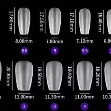 [BUNJANG] Star Nail Stickers / 무광 별 네일