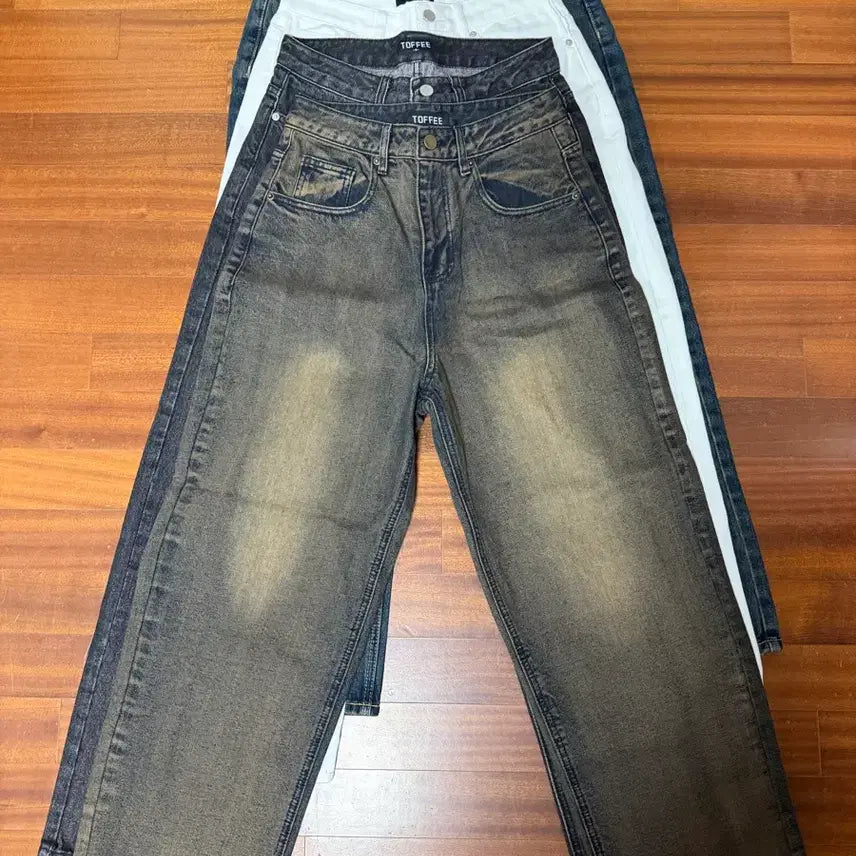 [BUNJANG] Topi Wide Denim Pants Bundle Set / 토피 와이드데님 팬츠 일괄(개별X)