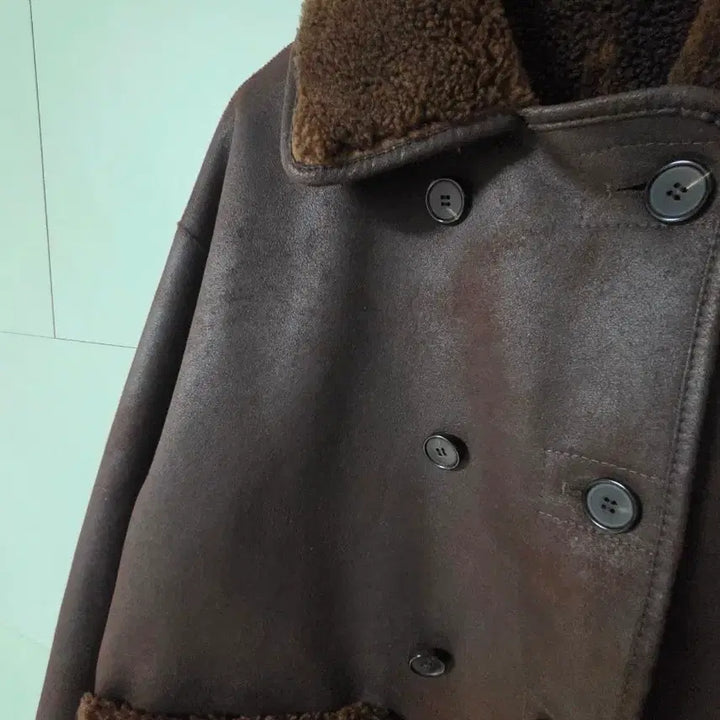 [BUNJANG] Studio Tomboy Reversible Shearling Jacket / 스튜디오 톰보이 리버시블 무스탕 새옷 판매(양면가능. 프리사이즈)