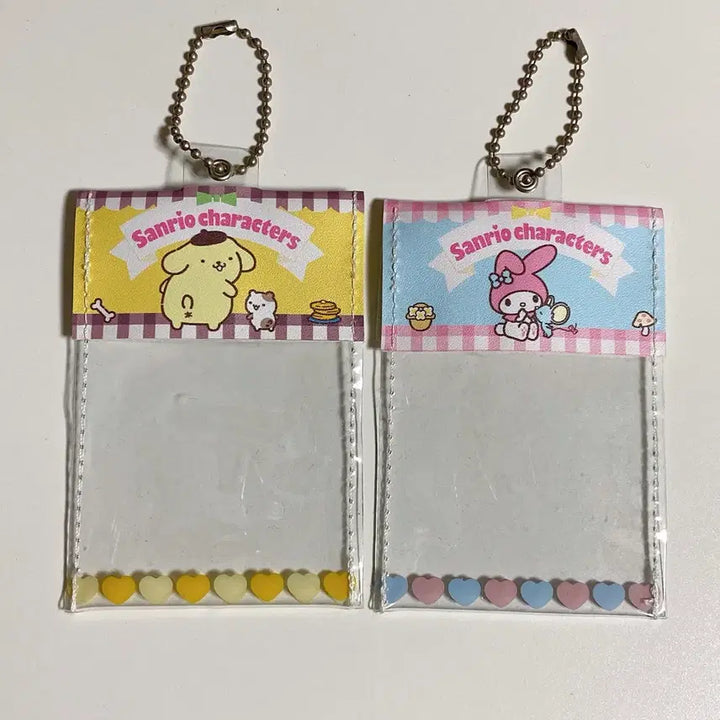 [BUNJANG] Sanrio Pompompurin and My Melody Mini Item Pouch Set / 산리오 가챠 PKG풍 미니 소품 파우치 폼폼푸린 마이멜로디