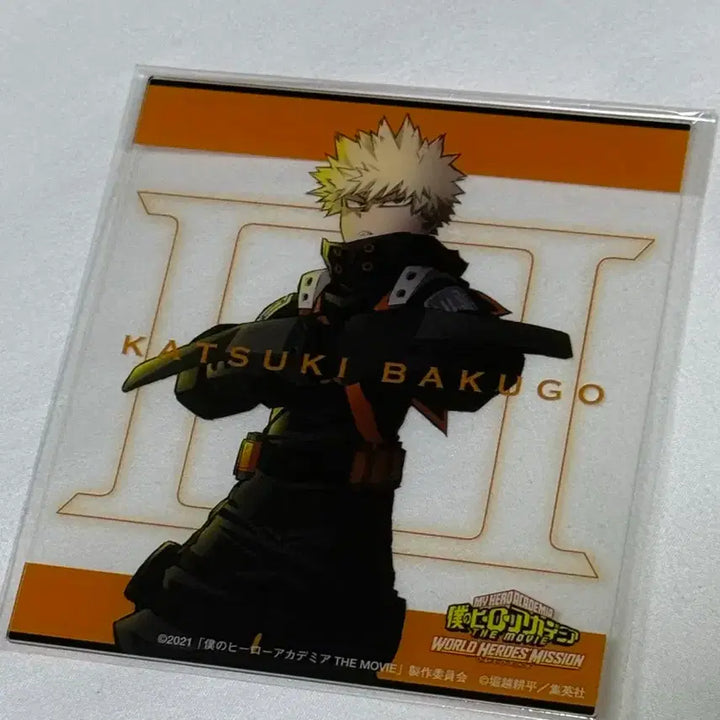 [BUNJANG] My Hero Academia Bakugo Acrylic Card / 바쿠고 극장판 월히미 아크릴 카드 굿즈