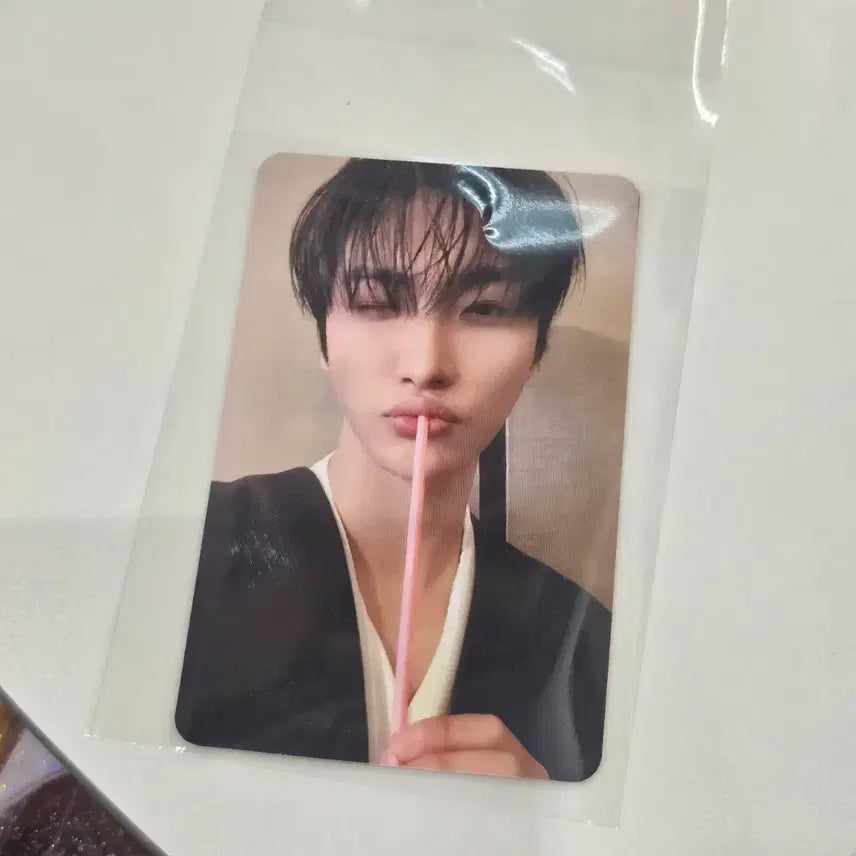 에이티즈 성화 빨대 스트로우 포카