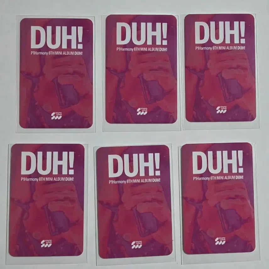 [BUNJANG] P1Harmony DUH! Soundwave POB Bundle Set / P1H 피원하모니 DUH! 사운드웨이브 특전