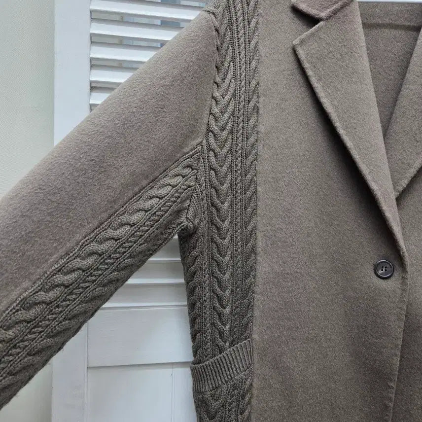 [BUNJANG] So wool Knit Panel Handmade Jacket / 쏘울 So wool 니트패널 핸드메이드 자켓