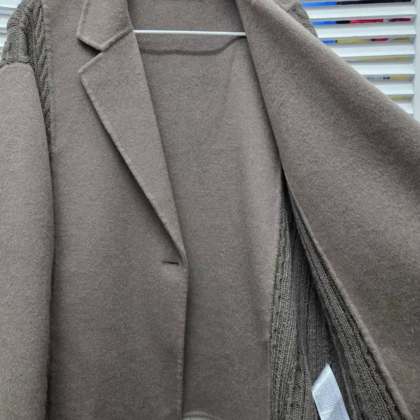 [BUNJANG] So wool Knit Panel Handmade Jacket / 쏘울 So wool 니트패널 핸드메이드 자켓