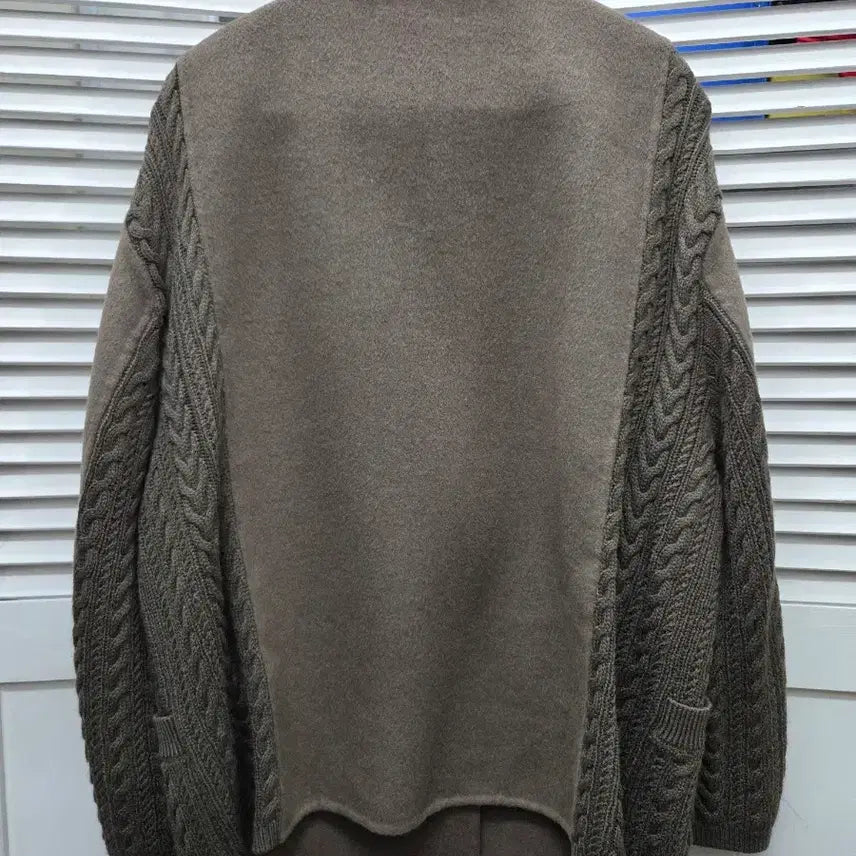 [BUNJANG] So wool Knit Panel Handmade Jacket / 쏘울 So wool 니트패널 핸드메이드 자켓