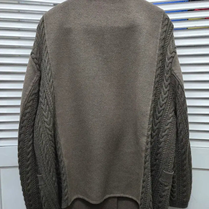 [BUNJANG] So wool Knit Panel Handmade Jacket / 쏘울 So wool 니트패널 핸드메이드 자켓