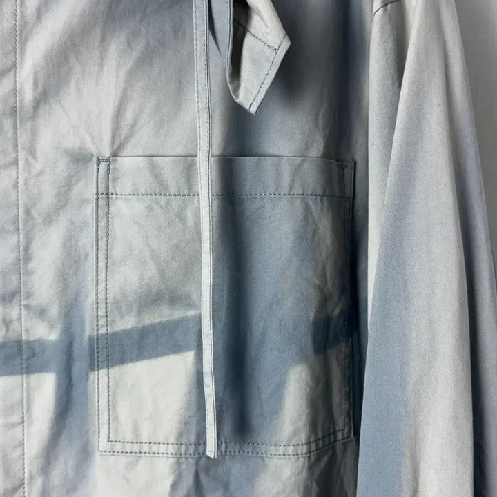 [BUNJANG] Jiyongkim Sun Bleach Hooded Shirt Jacket / 지용킴 jiyongkim 선블리치 후드 셔츠자켓