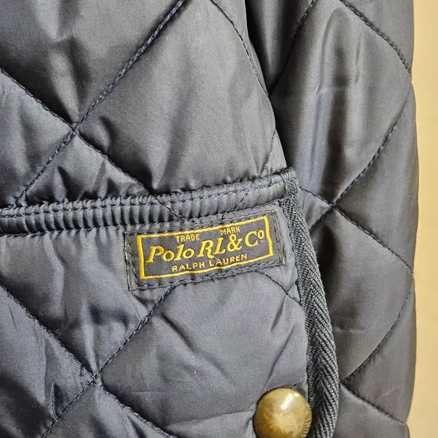 [BUNJANG] Polo Ralph Lauren Campton Quilted Jacket Suede Navy XL / [105]정품 폴로 랄프로렌 캠튼 퀼팅자켓 스웨이드 네이비 XL