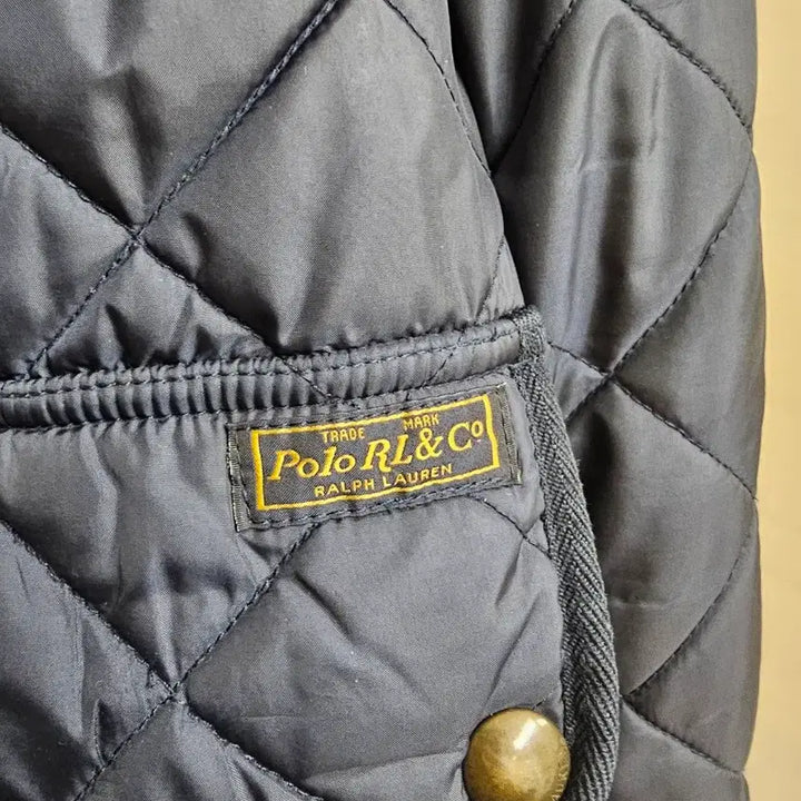[BUNJANG] Polo Ralph Lauren Campton Quilted Jacket Suede Navy XL / [105]정품 폴로 랄프로렌 캠튼 퀼팅자켓 스웨이드 네이비 XL