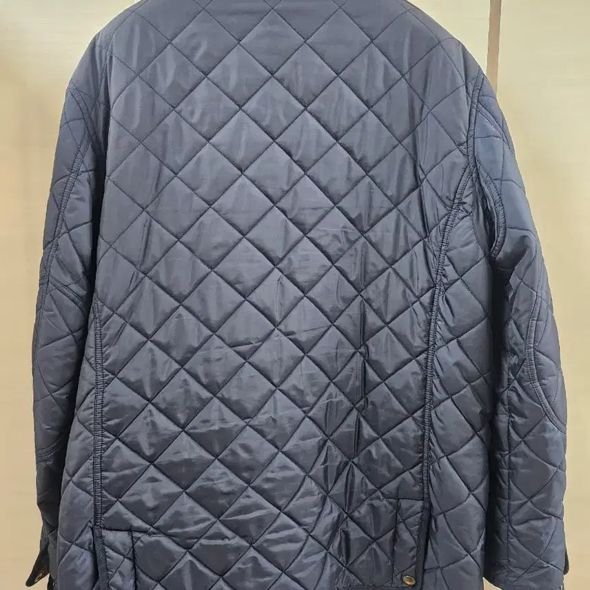 [BUNJANG] Polo Ralph Lauren Campton Quilted Jacket Suede Navy XL / [105]정품 폴로 랄프로렌 캠튼 퀼팅자켓 스웨이드 네이비 XL
