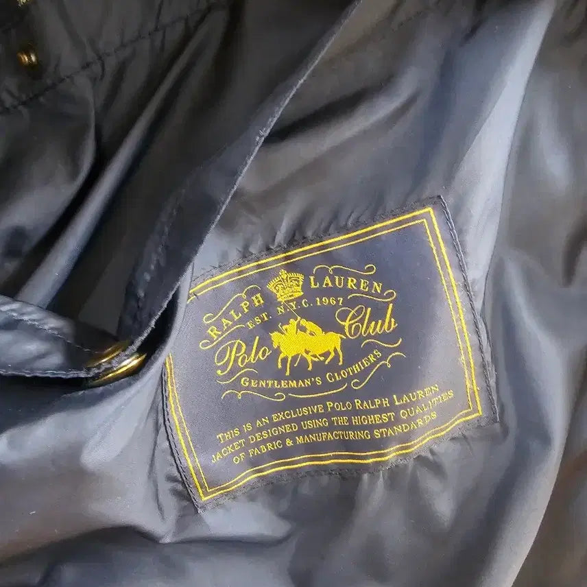 [BUNJANG] Polo Ralph Lauren Campton Quilted Jacket Suede Navy XL / [105]정품 폴로 랄프로렌 캠튼 퀼팅자켓 스웨이드 네이비 XL