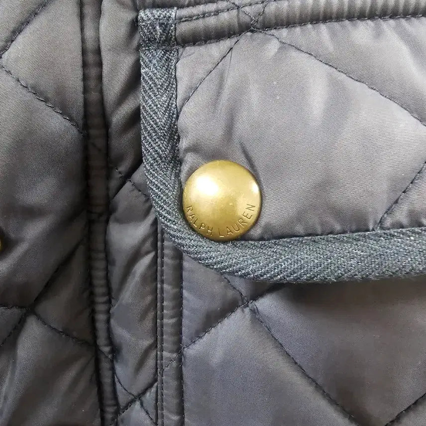[BUNJANG] Polo Ralph Lauren Campton Quilted Jacket Suede Navy XL / [105]정품 폴로 랄프로렌 캠튼 퀼팅자켓 스웨이드 네이비 XL