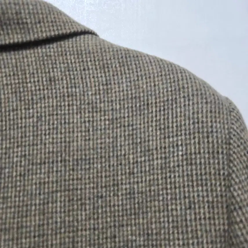 [BUNJANG] LAP Wool Blend Checkered Boxy Fit Semi-Double Jacket S / LAP 울혼방 체크 박시핏 세미 더블쟈켓 S