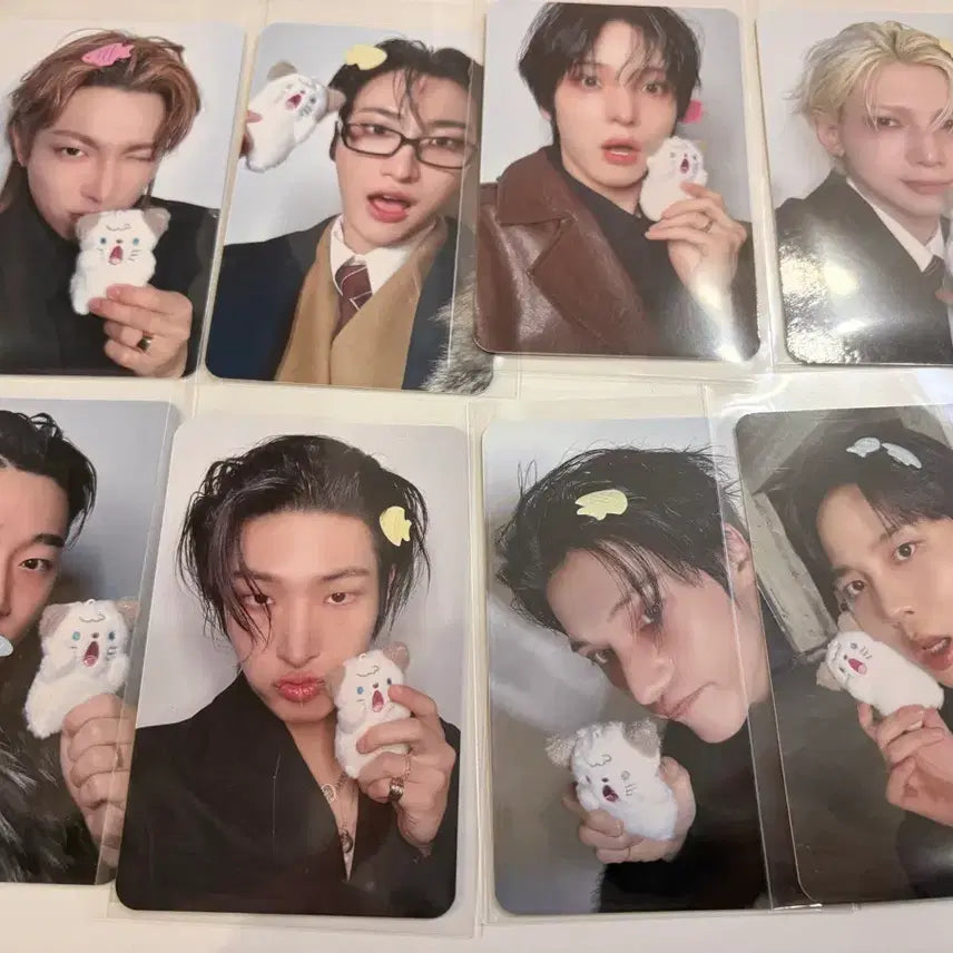 에이티즈 메이크스타 냥 포카 1세트