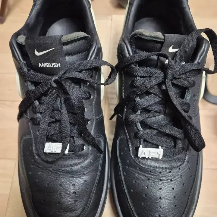 [BUNJANG] Nike Air Force 1 x AMBUSH Black Sneakers / (285)나이키 에어포스 1 x 엠부쉬 블랙