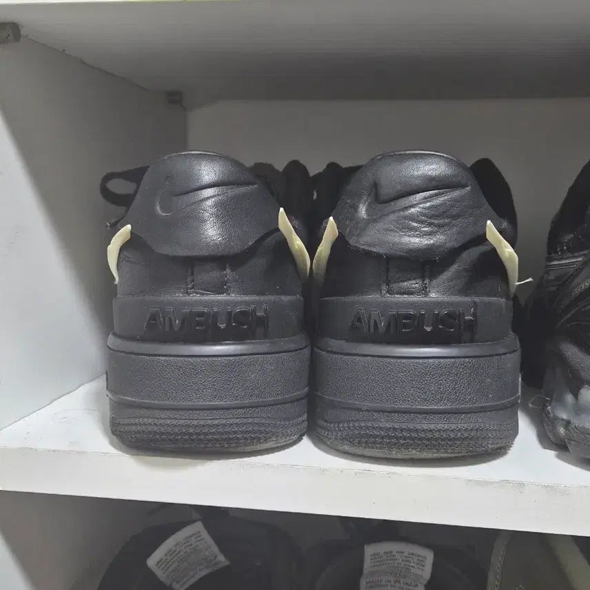 [BUNJANG] Nike Air Force 1 x AMBUSH Black Sneakers / (285)나이키 에어포스 1 x 엠부쉬 블랙
