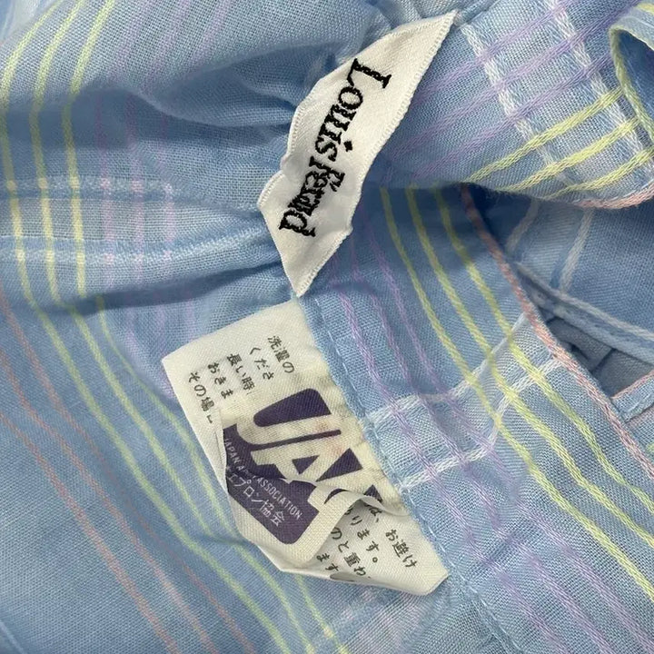 [BUNJANG] Vintage Sawako Layered Check Apron / 일본빈티지 사와코깔 레이어드 체크 러블리 앞치마 작업실 카페 공방추천