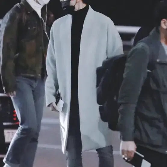 [BUNJANG] System Homme Collarless Coat Jacket / 시스템옴므 카라리스 코트 자켓