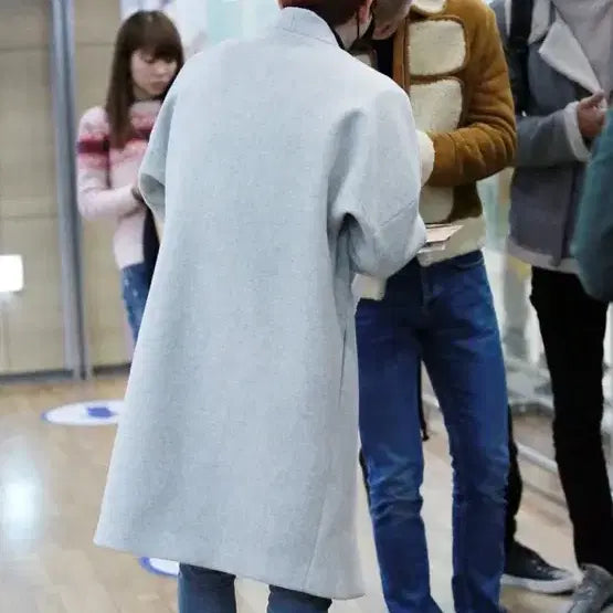 [BUNJANG] System Homme Collarless Coat Jacket / 시스템옴므 카라리스 코트 자켓