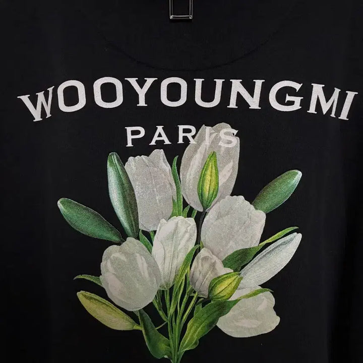[BUNJANG] WooYoungMi Tulip Hoodie Black Size 48 / 우영미 튤립 후드티 48사이즈 블랙