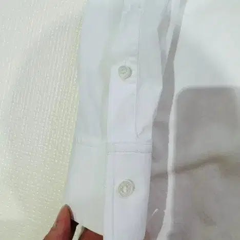 [BUNJANG] Celine White Striped Blouse / 셀린느 화이트 셔츠 블라우스