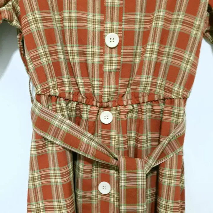 [BUNJANG] Burun &amp; Judy Checkered Dress / 부루앤쥬디 체크 원피스 F_S0638